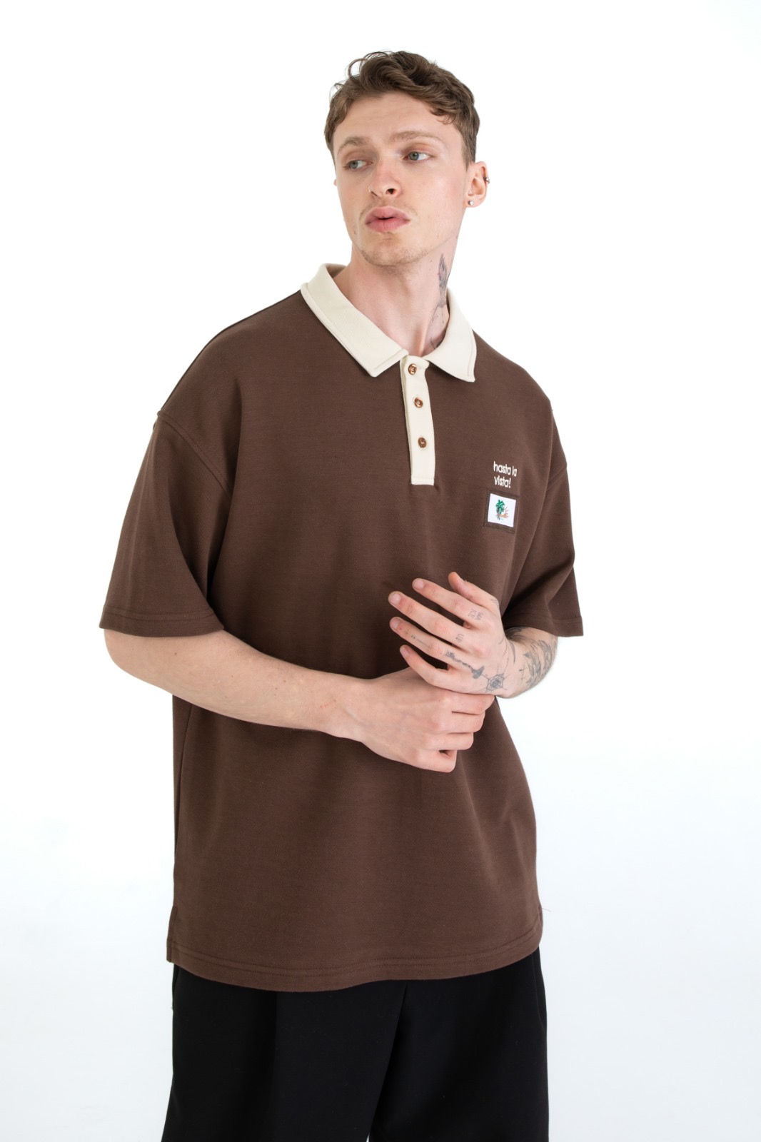 ÇİFT RENK POLO YAKA