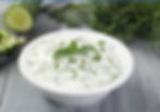 Tzatziki dip with bread