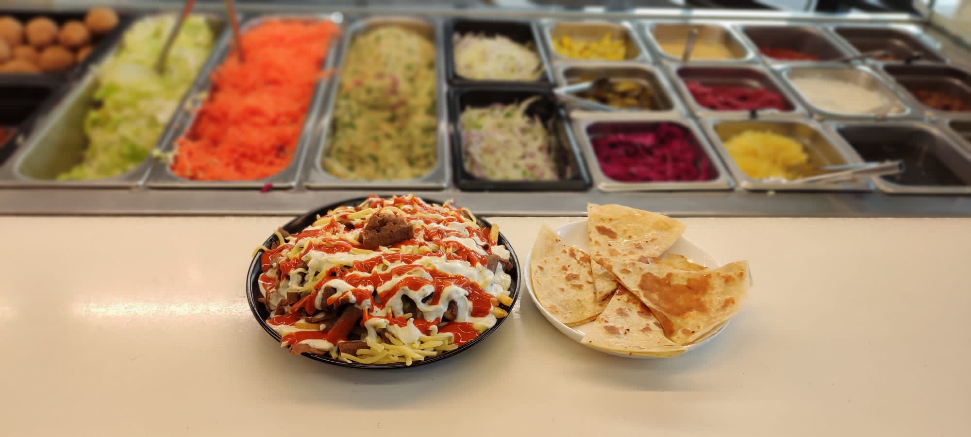 Arranged Food and Objects