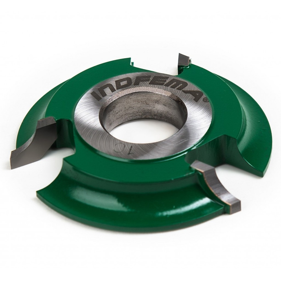 Miniatura: Fresa para Moldura Ø100 x 30 - 3 Dentes - Raio 10 mm - Cód. 1404.02