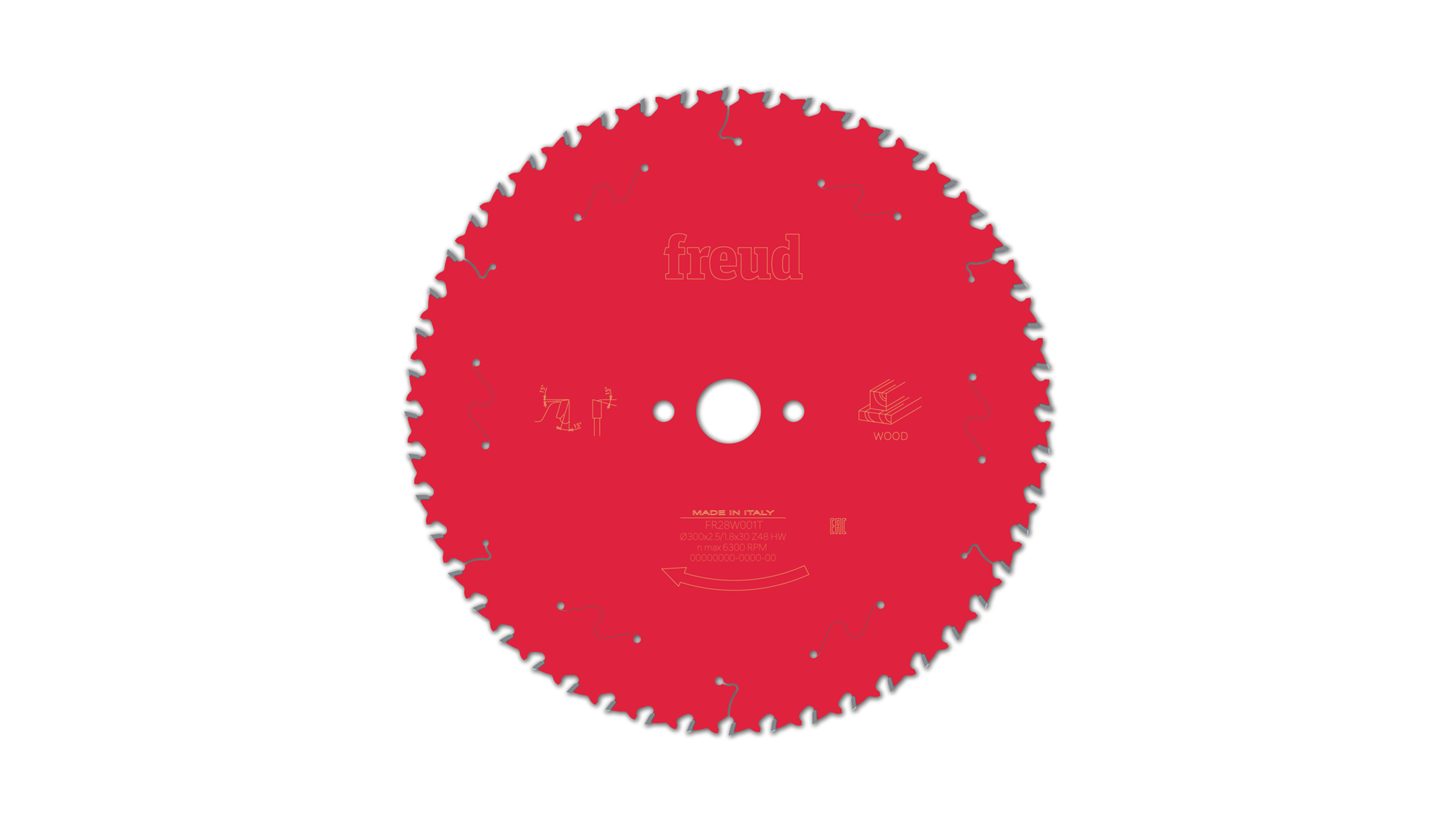 Disco de Serra de Bancada 12" p/ Madeira - Freud FR28W001T