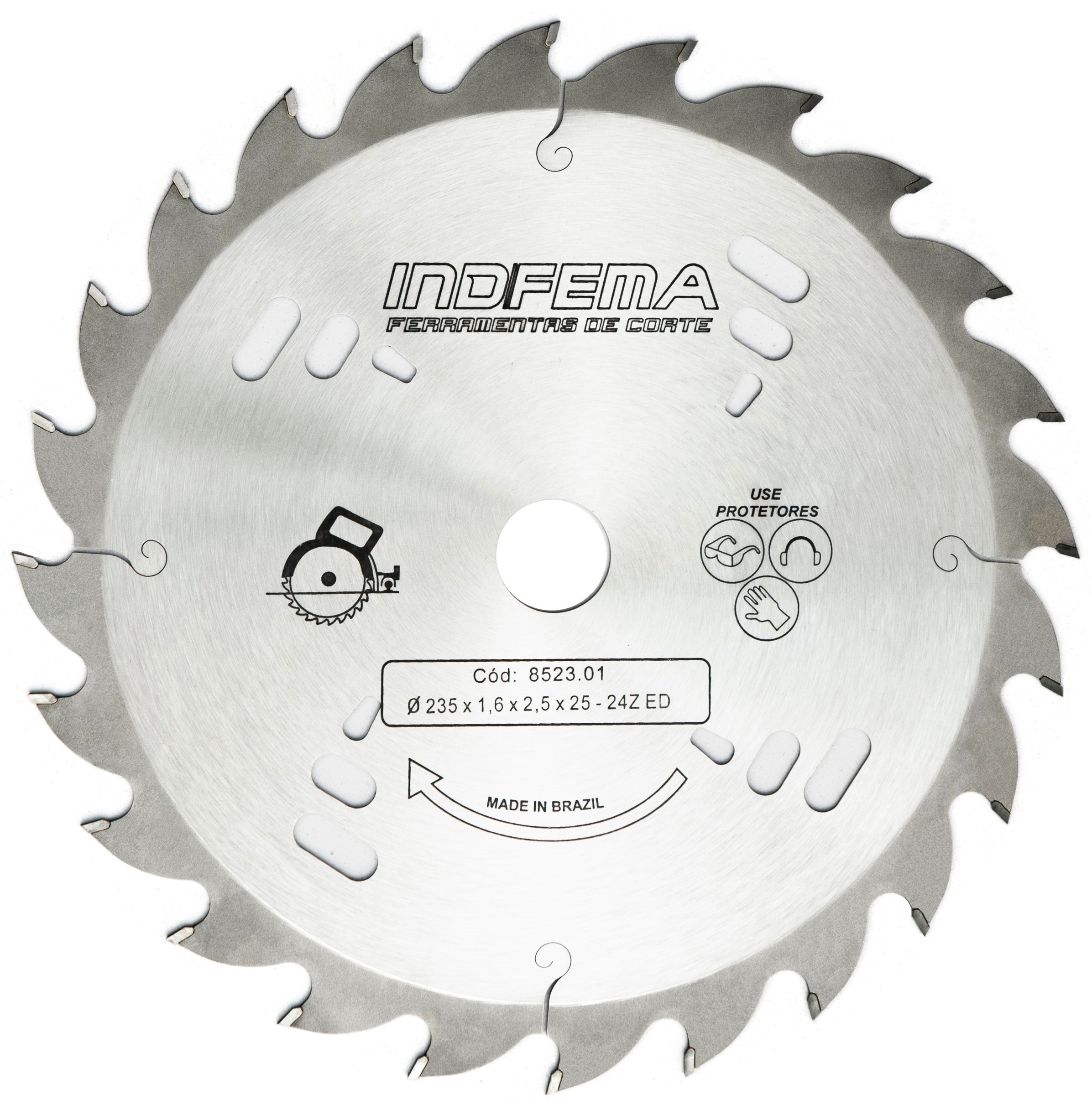 Serra Circular Ø235 (9.1/4'') x 24 Dentes - Cód. 8523.01