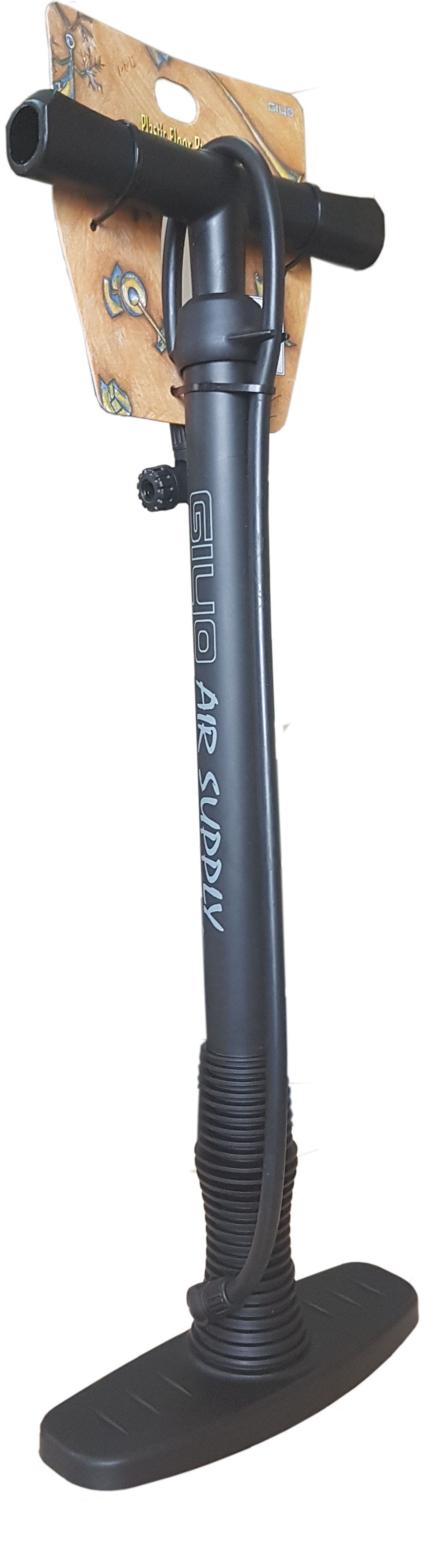 Inflador Liviano de Plastico 24" Giyo Taiwan Portatil y Practico