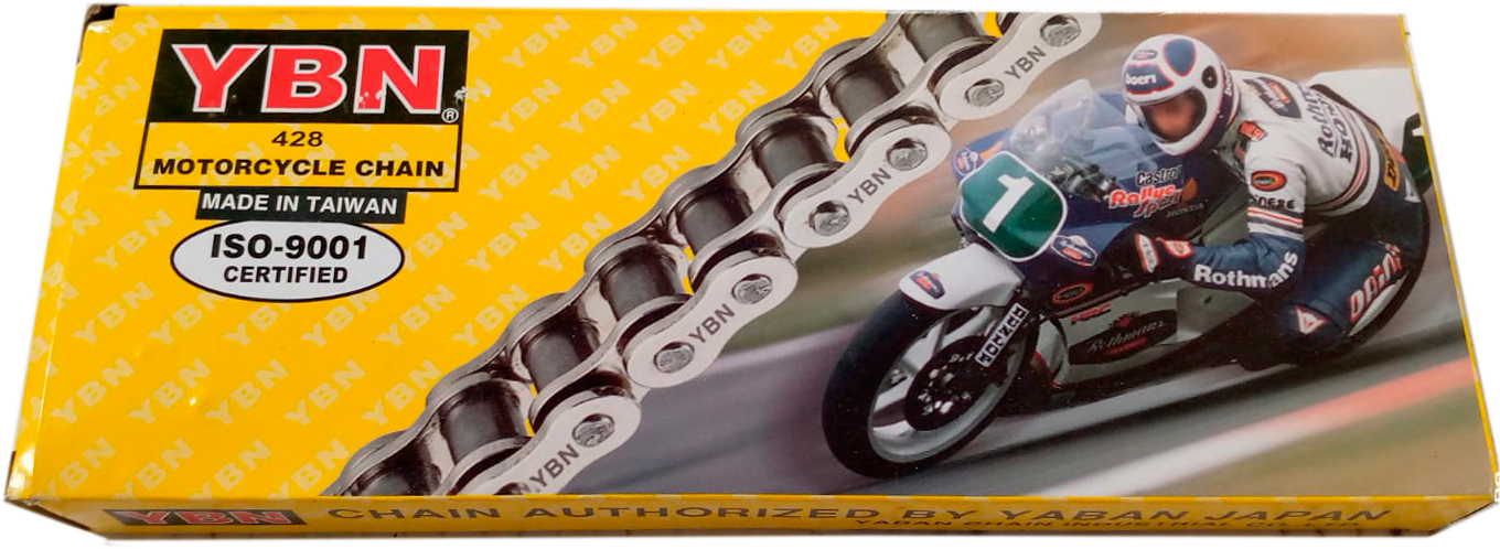 Cadena Moto YBN 428 Taiwan | Alta Resistencia