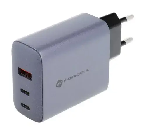 Thumbnail: FORCELL F-ENERGY GaN VT-42B travel charger 2 x Type C + USB A PD QC4.0 4A 65W