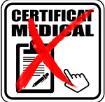 Pas de certificat médicale