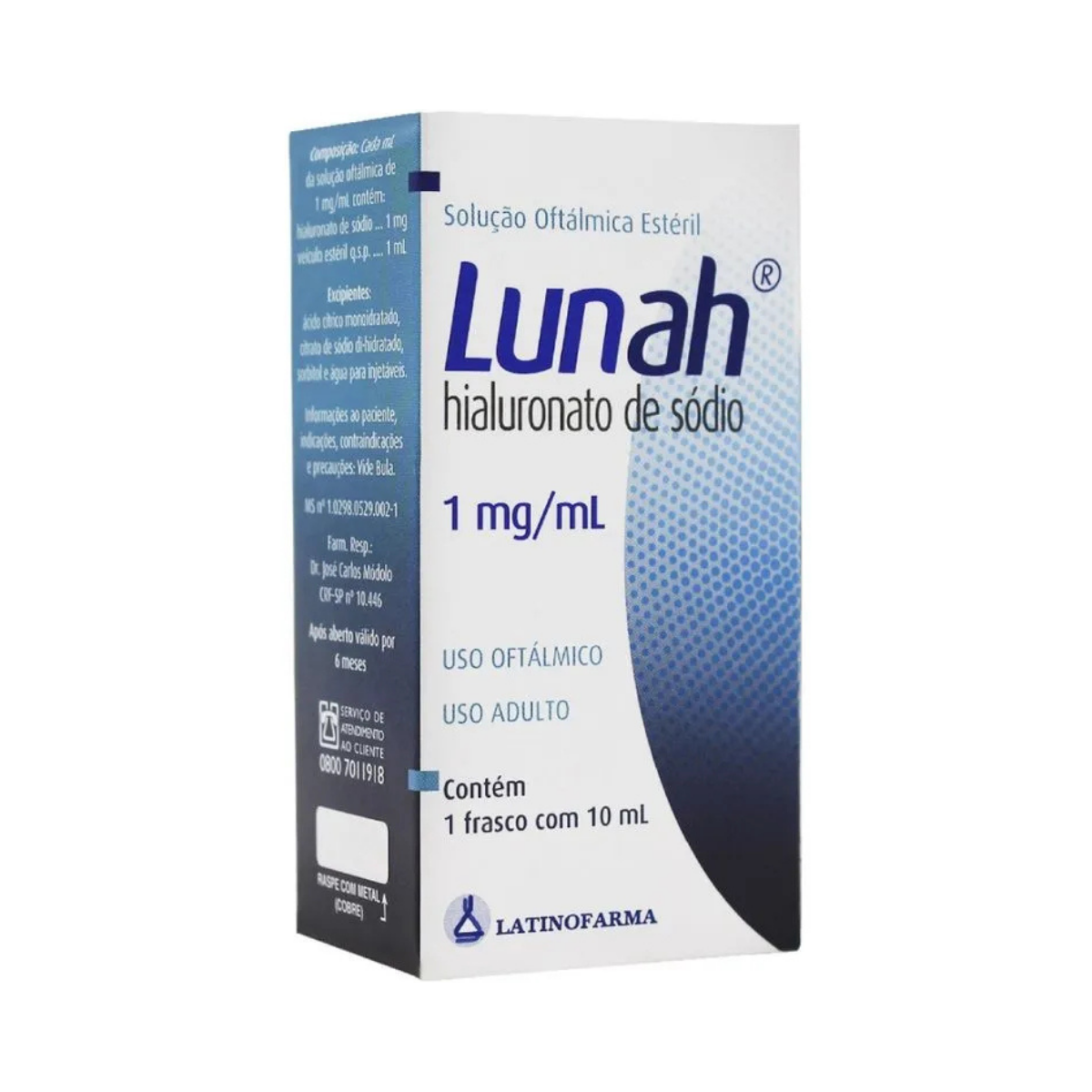 Colírio Lunah 1mg 10mL