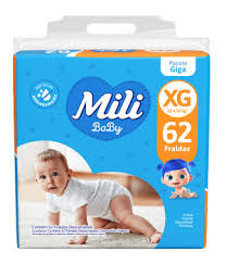 Fralda Mili XG 62 Unidades