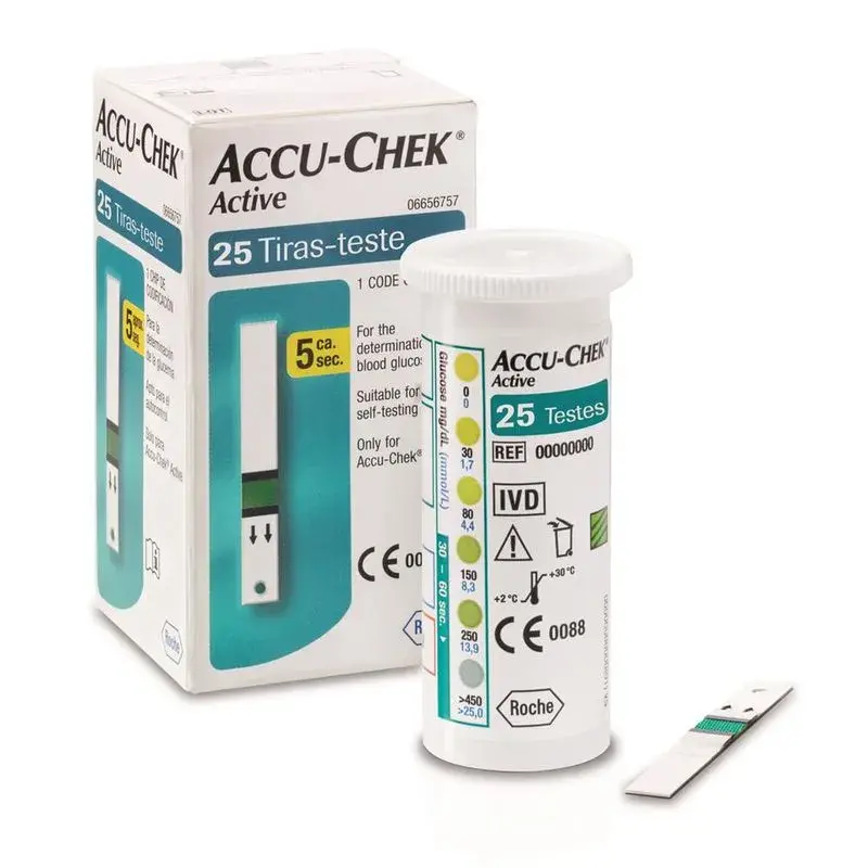 Cópia de Accu-Chek Active - 25 Tiras-teste