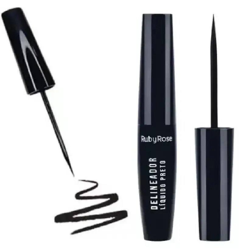 Delineador líquido preto RUBY ROSE
