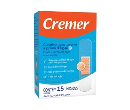 Cremer Curativo Prova D Agua C/ 15 unidades