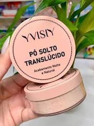 Pó solto translúcido Acabamento Matte