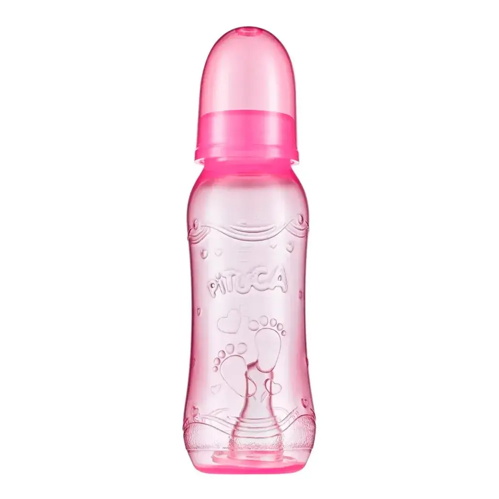 Mamadeira Bico Redondo Silicone280 mL