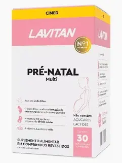 Lavitan Polivitamínico Pré-Natal Multi Para Gestantes 30 comprimidos