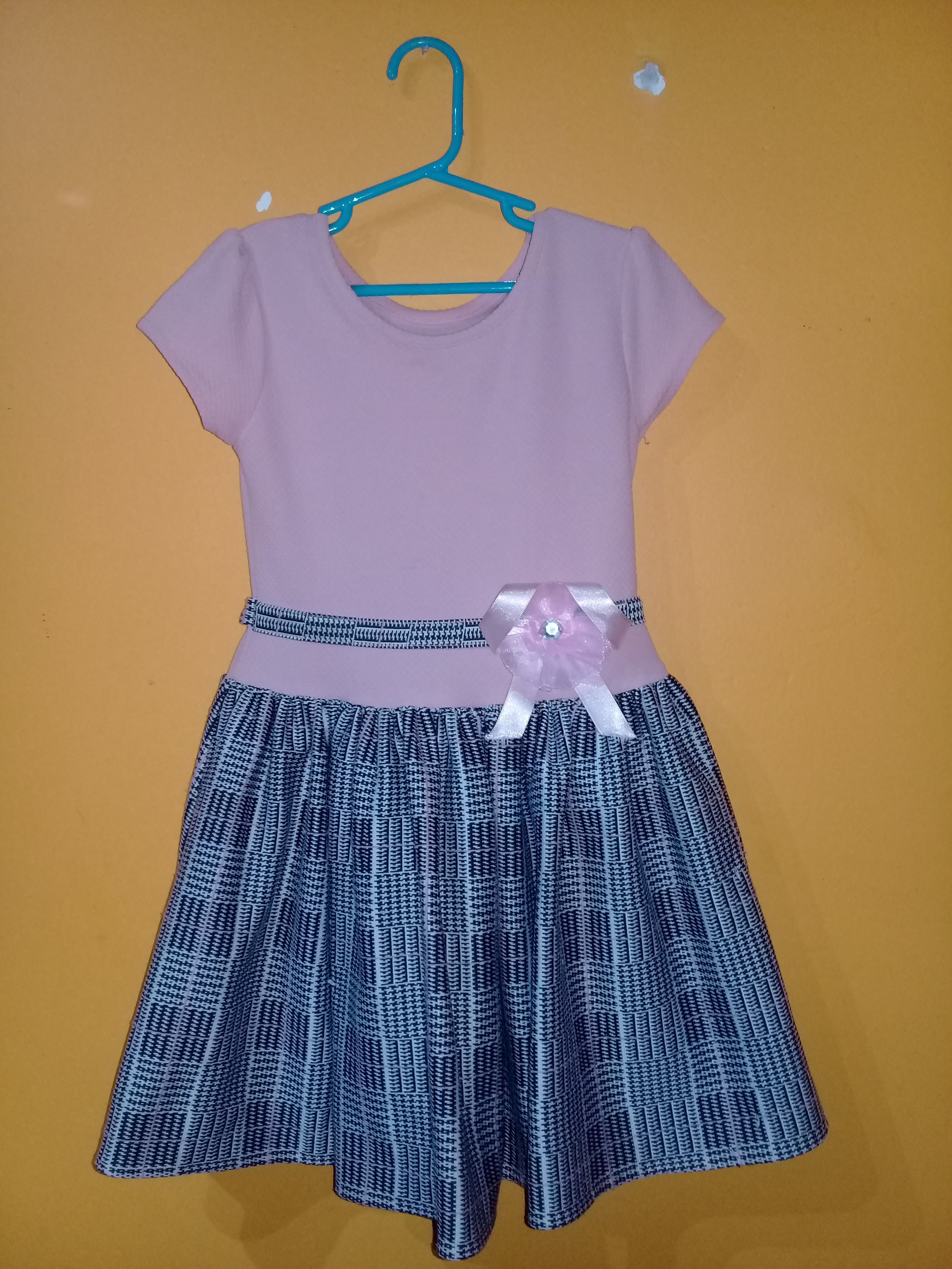 Vestido palo de rosa - talla 4-5