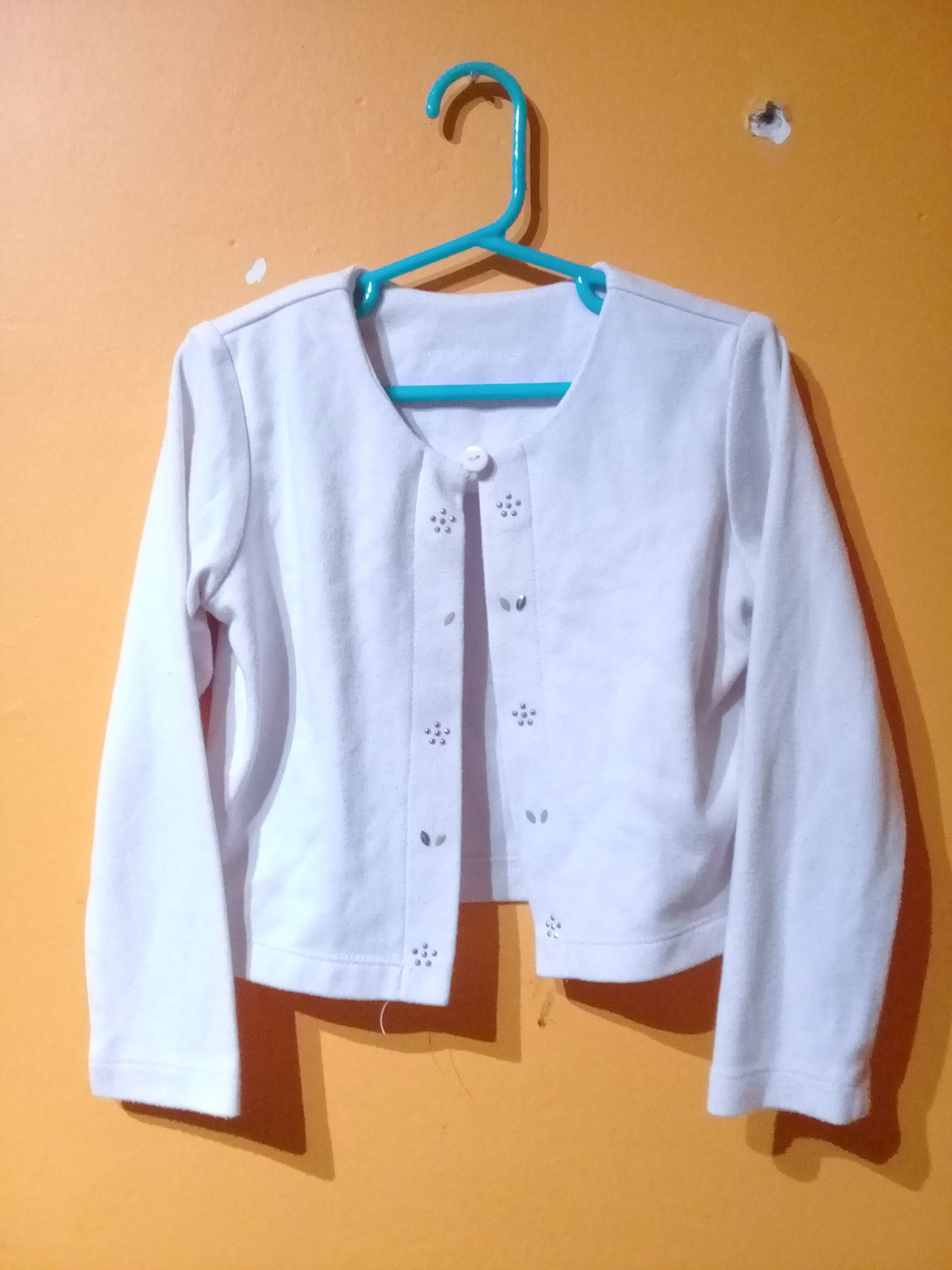 Bolero rosa pálido- talla 4-5