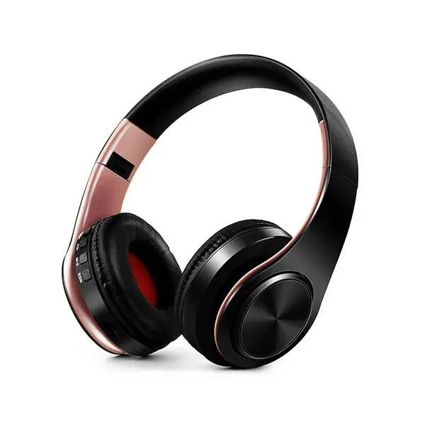 Thumbnail: Wireless Headphones Stereo Foldable Sport Earphone with Handfree MP3 Player