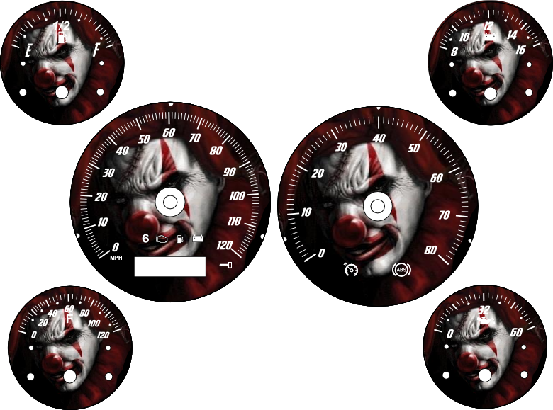 Harley Davidson Custom Gauge Face