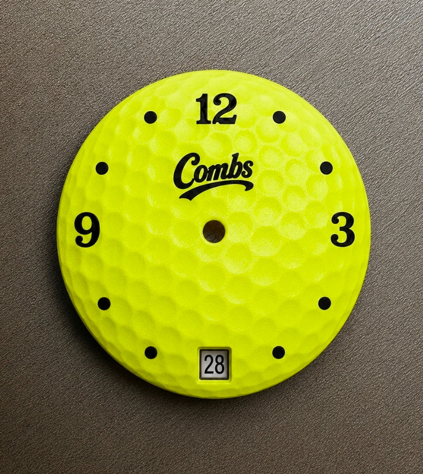 Custom Printed Watch Dial with Texture