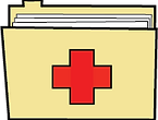 Folder Image Symbolically Representing Case Management