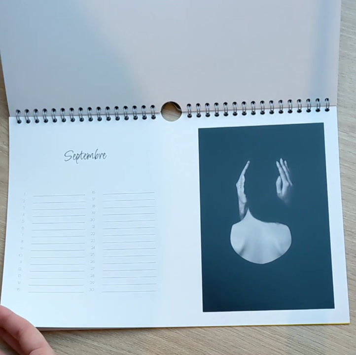 Miniature : Calendrier perpétuel mural, Etats Dames, A4