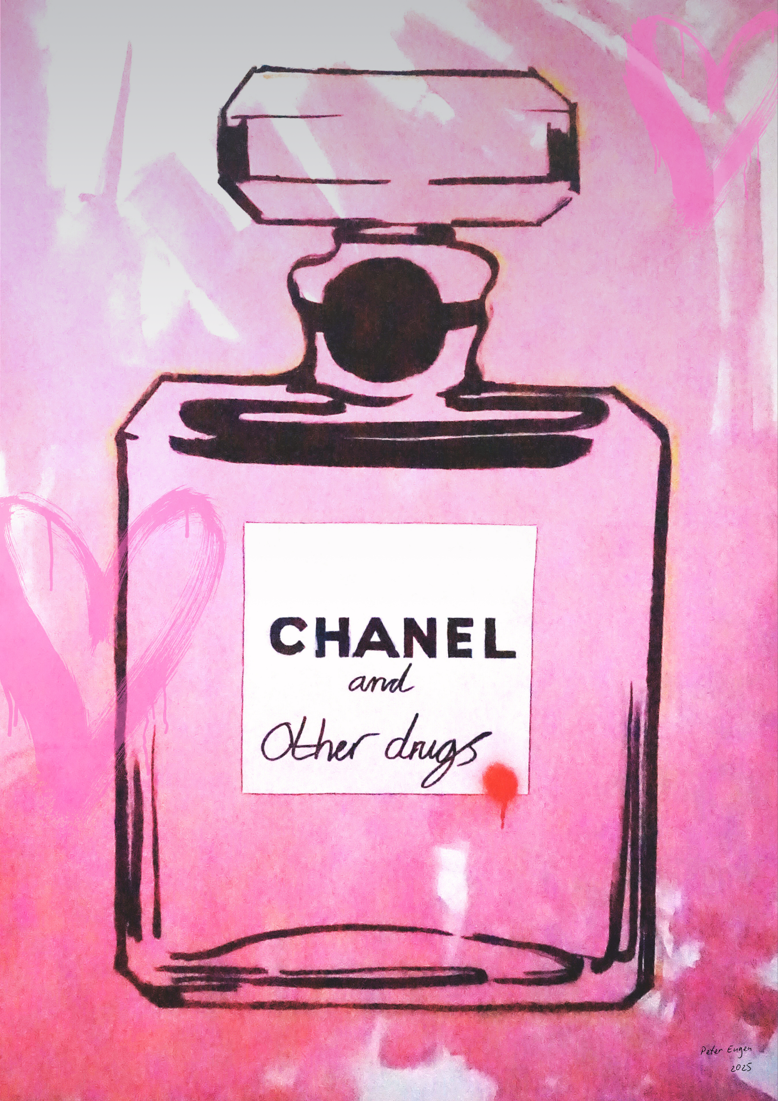 Mr Nobody:s Chanel & Other Drugs * 125x175cm PINK