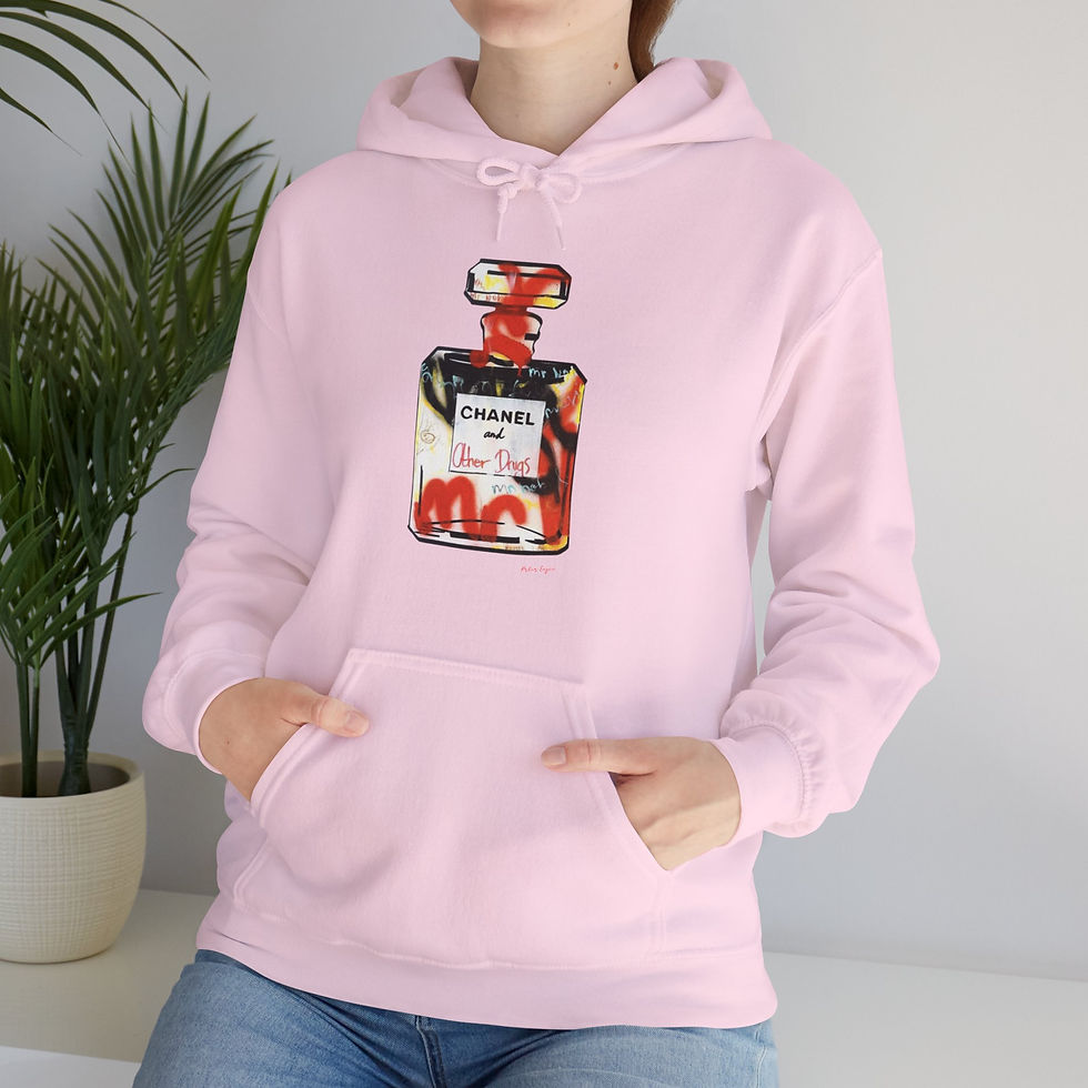 Thumbnail: Mr Nobody Hoodie Grafitti Parfume  - €hanel & other *rugs. Unisex Hoodie