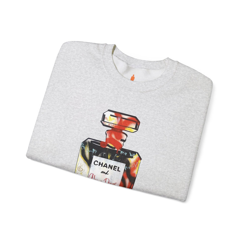 Miniatyrbild: Mr Nobody  Sweatshirt - €hanel & other *rugs Grafitti Parfume.  Unisex 