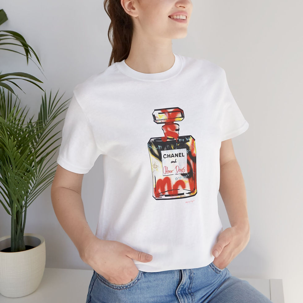 Thumbnail: Mr Nobody T - Shirt  €hanel & Other D*ugs Red Parfume. Unisex 
