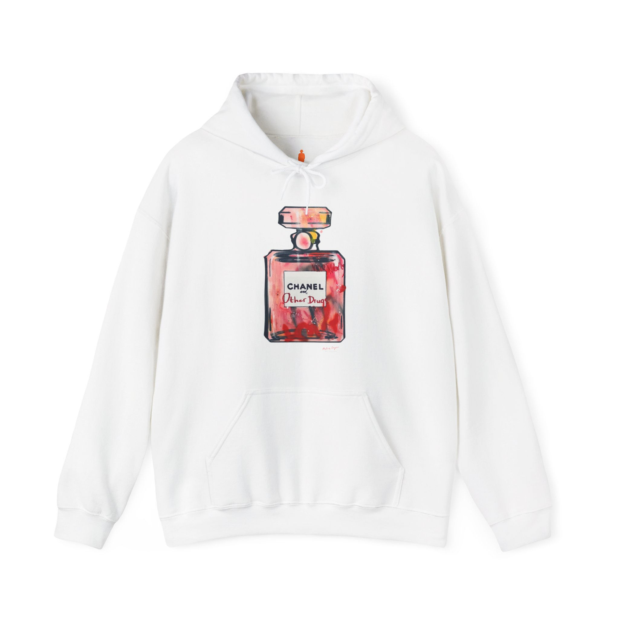  Mr Nobody Hoodie Red Parfume  - €hanel & other *rugs. Unisex Hoodie
