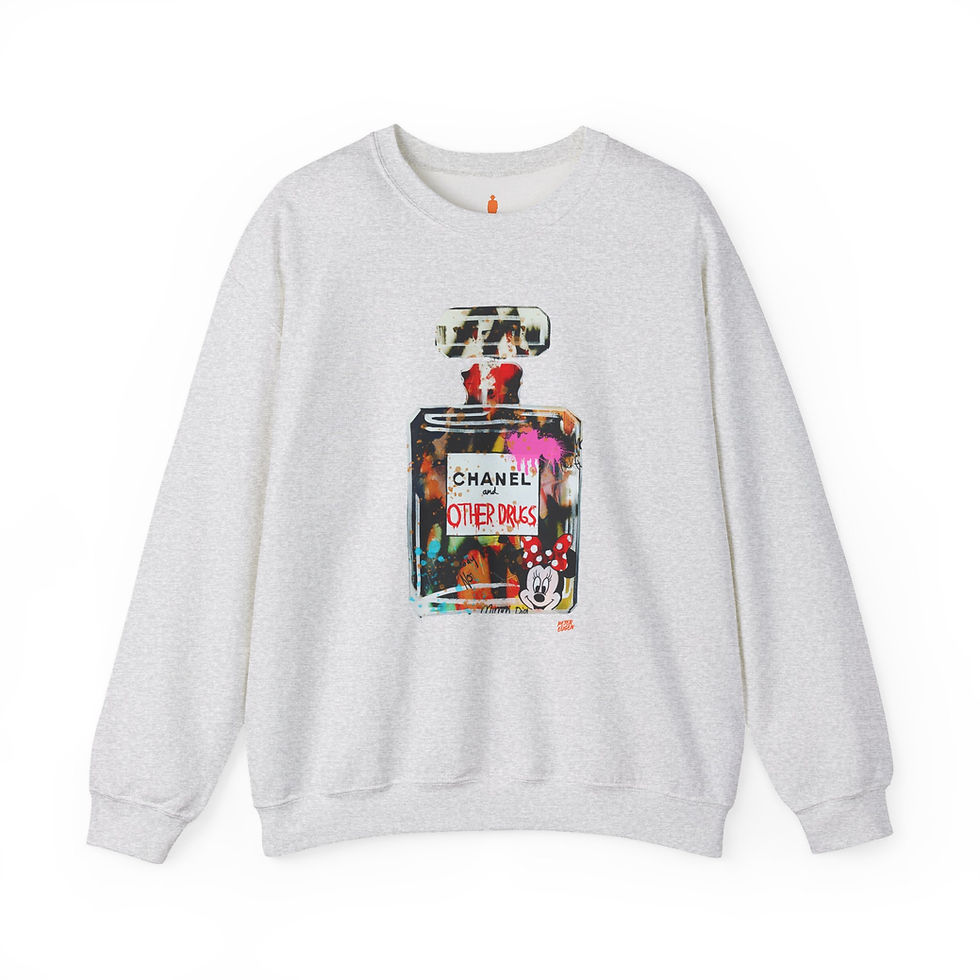 Miniatyrbild: Mr Nobody  Sweatshirt - €hanel & other *rugs Red Parfume.  Unisex 