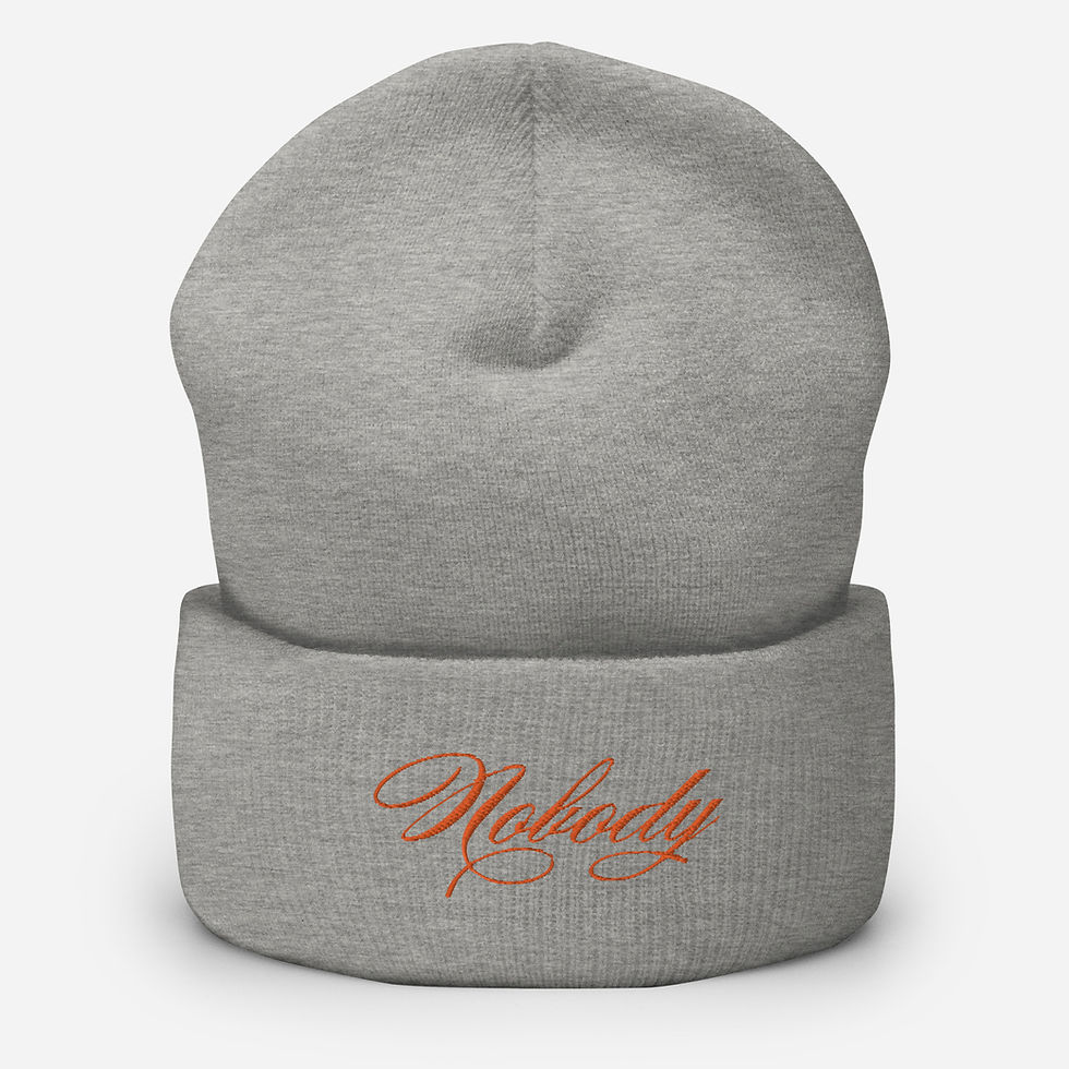 Thumbnail: TOPPLUVA - NOBODY . Cuffed Beanie 
