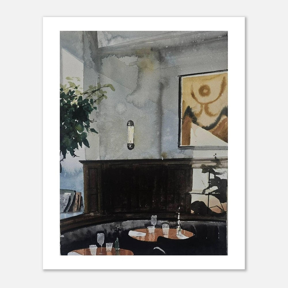Café/ Fine Art Poster 40x50 cm / 285 gr / Signerad & Numrerad