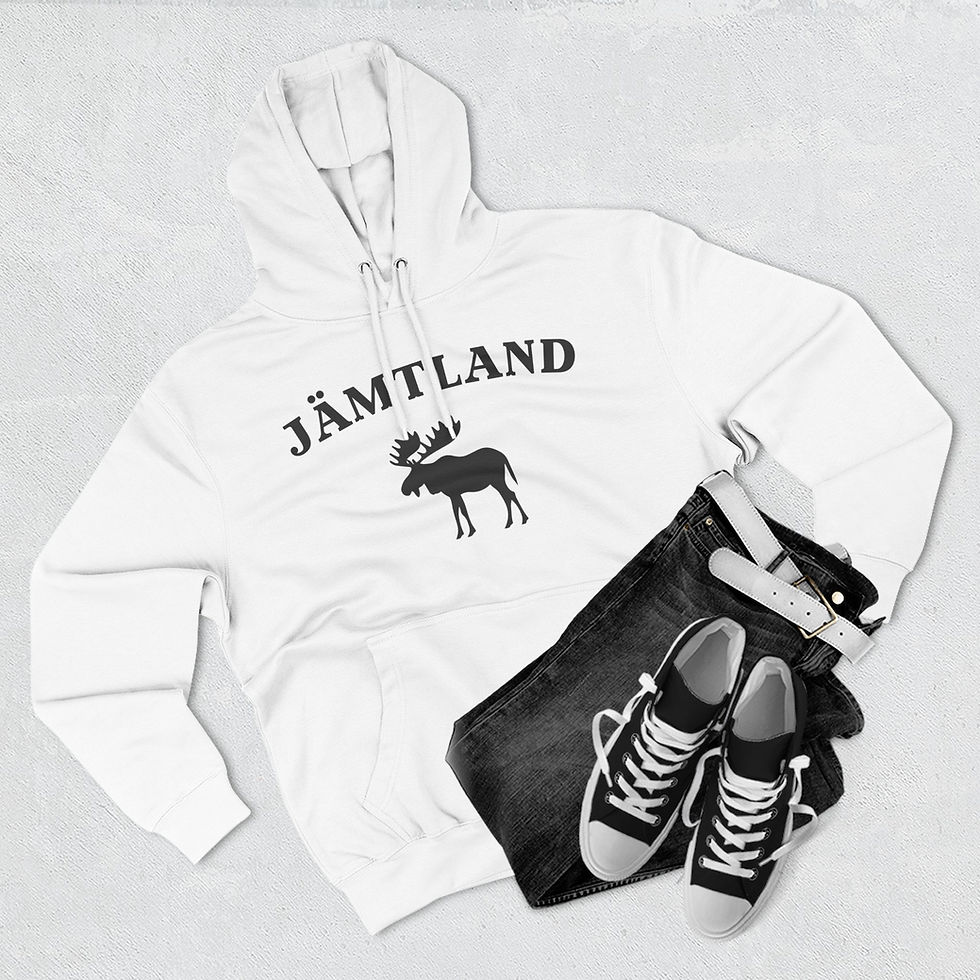 Thumbnail: Cozy Moose Hoodie - JÄMTLAND Fleece Tröja