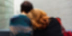 mom comforting child