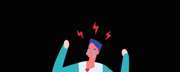 Animation of man upset about monetary stimulus