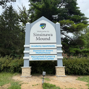 Sinsinawa Mound Signage