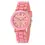 Thumbnail: Geneva Women's Silicone Strap Quartz Watch 
