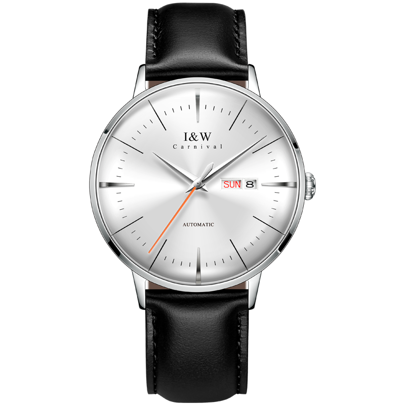 I&W Men's Automatic 42mm Dress Watch