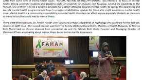 Festivel Of Healthy Mental (FAHAM)