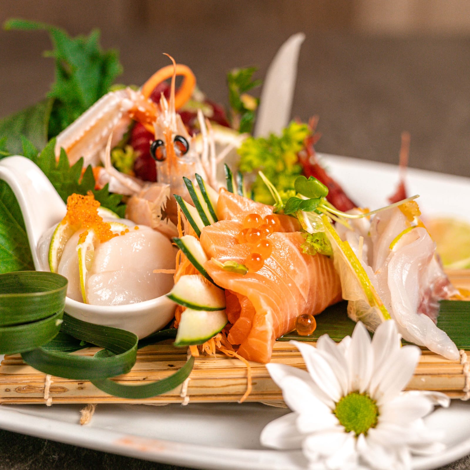 Arranged Food and Objects