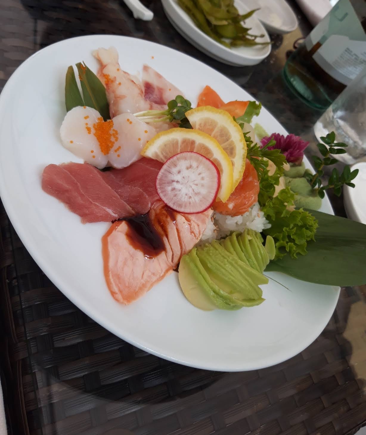 Arranged Food and Objects