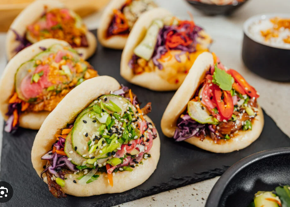 Arranged Food and Objects