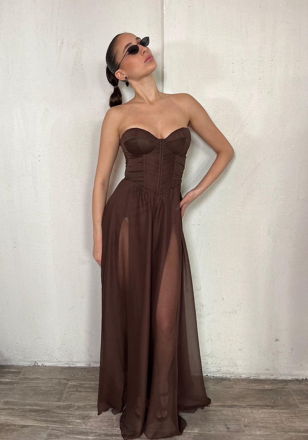 תמונה ממוזערת: שמלת אריה-חום