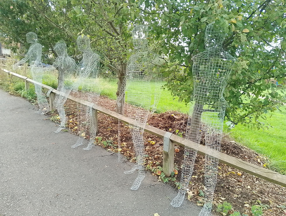 'Chicken-wire ghosts' - past residents of St Luke's