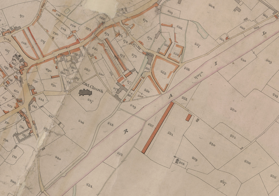 1840s Tithe Map of Bedminster courtesy of Know Your Place