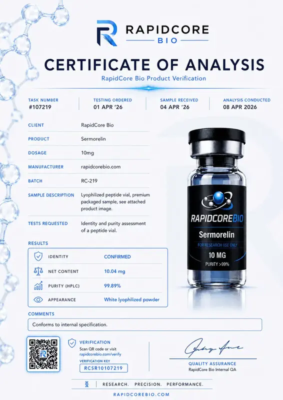 Sermorelin COA