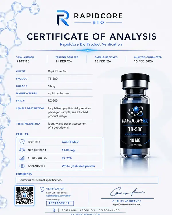 TB-500 COA