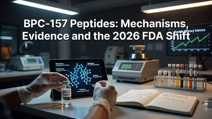 BPC-157 Peptides: Mechanisms, Evidence and the 2026 FDA Shift cover image