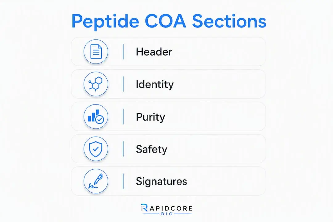 Infographic ranking peptide suppliers by tier